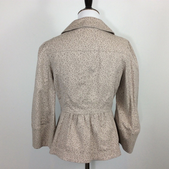 Marc by Marc Jacobs Leopard Print Blush Blazer 6 - Picture 3 of 7